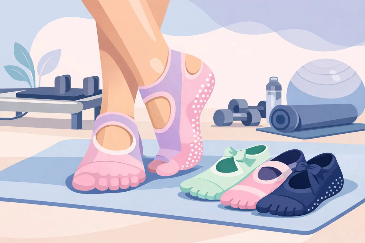 Cute Pilates Grip Socks That Actually Perform