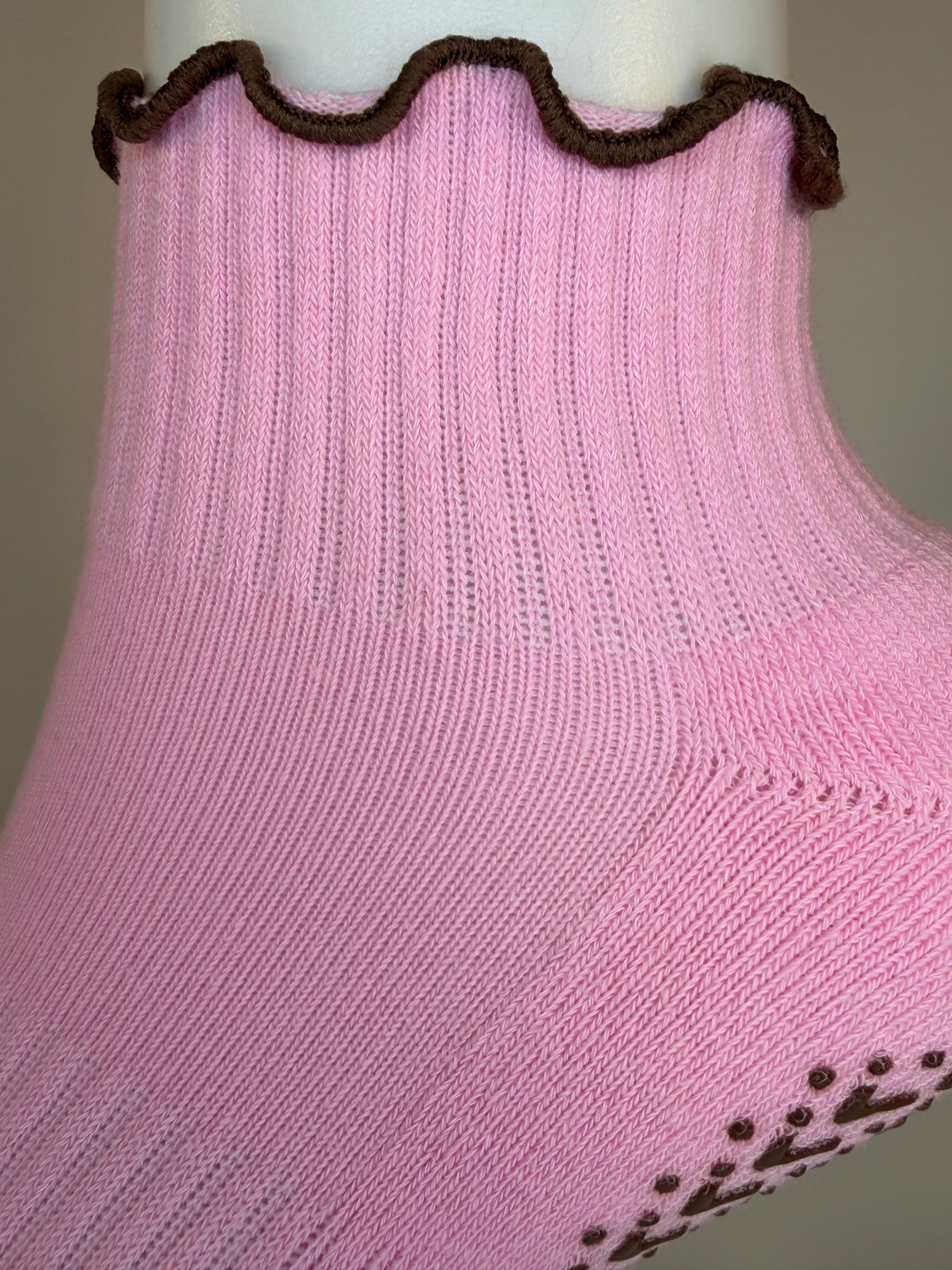 Pink Era Grip Socks