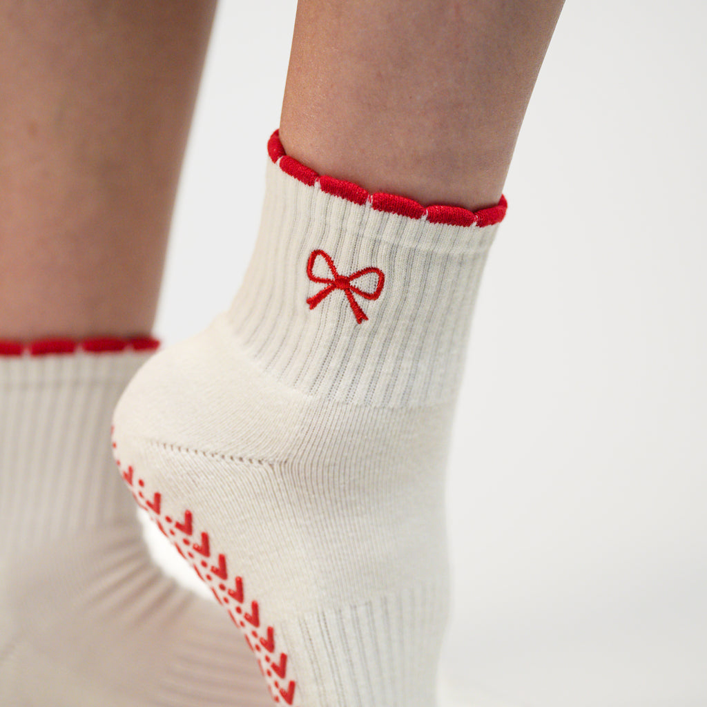 Santa Baby Grip Socks