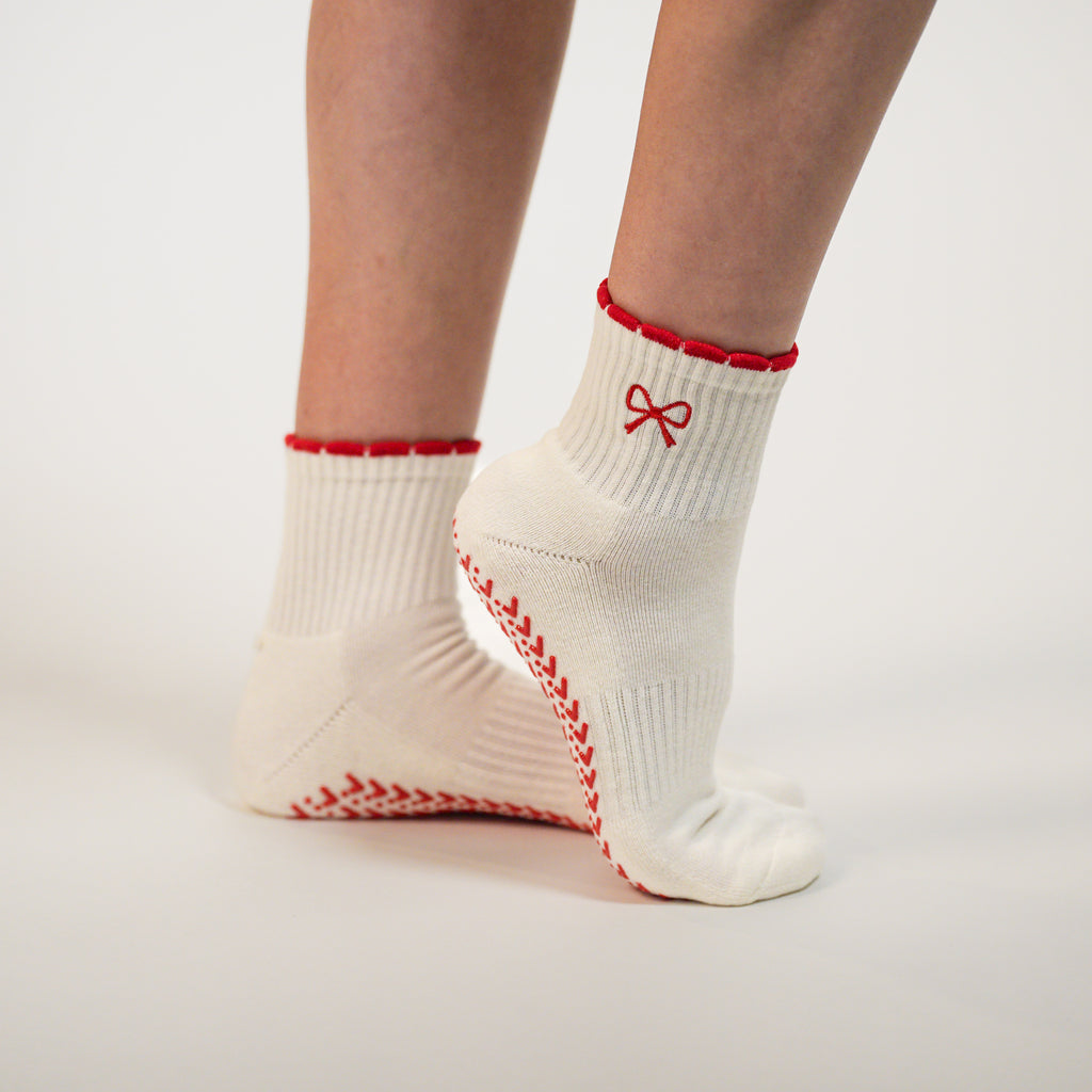 Santa Baby Grip Socks