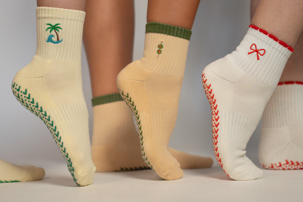 Santa Baby Grip Socks