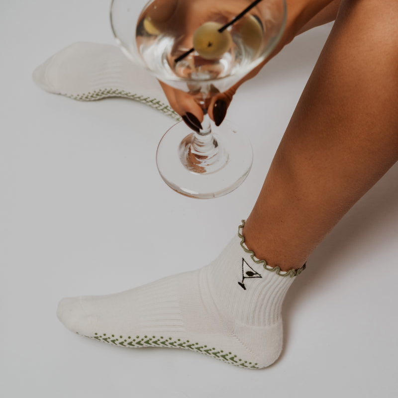 Happy Hour Hustle Grip Socks