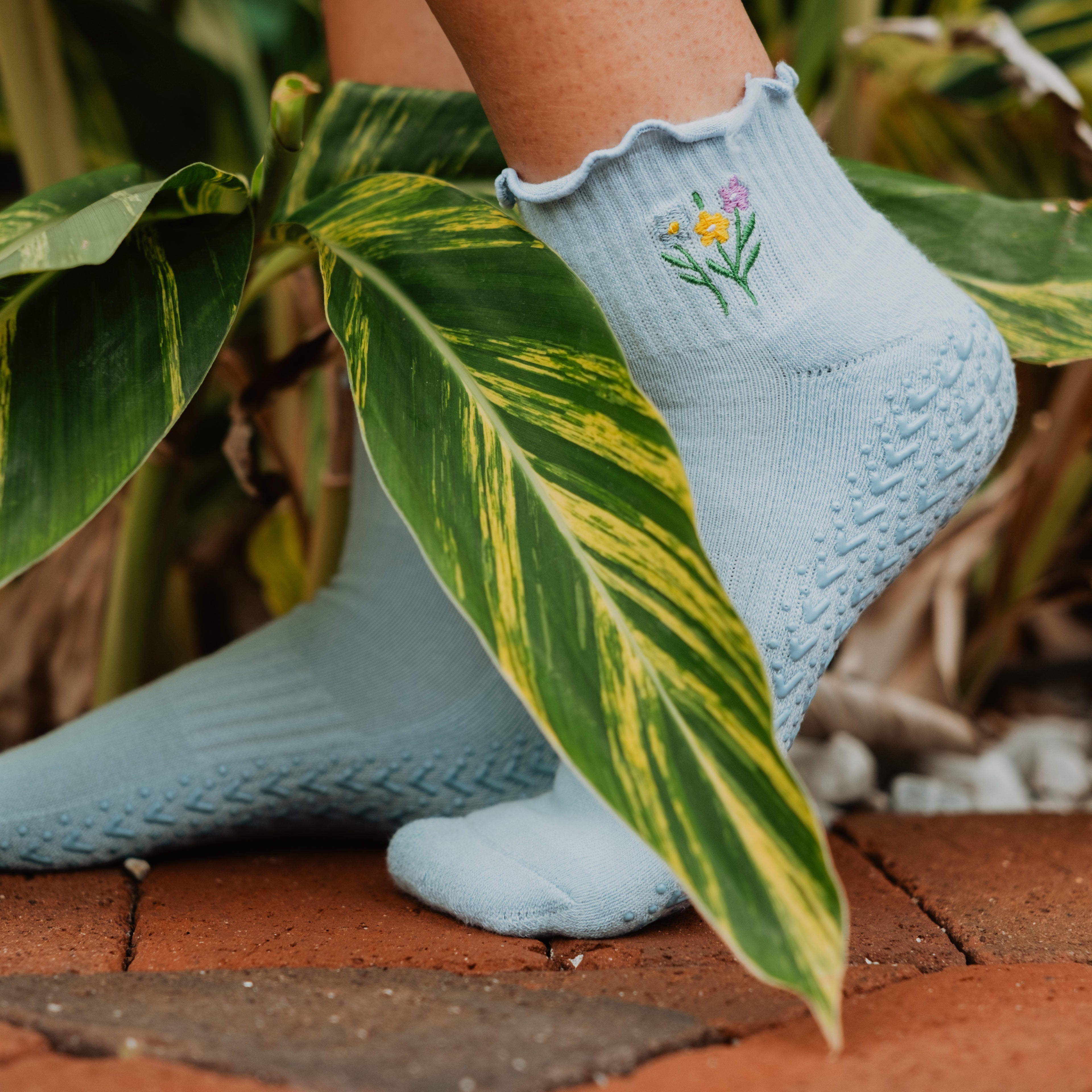 Wildflower Grip Socks