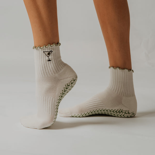 Happy Hour Hustle Grip Socks
