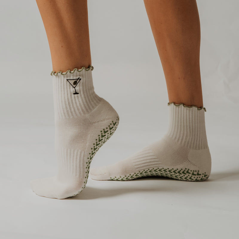 Happy Hour Hustle Grip Socks