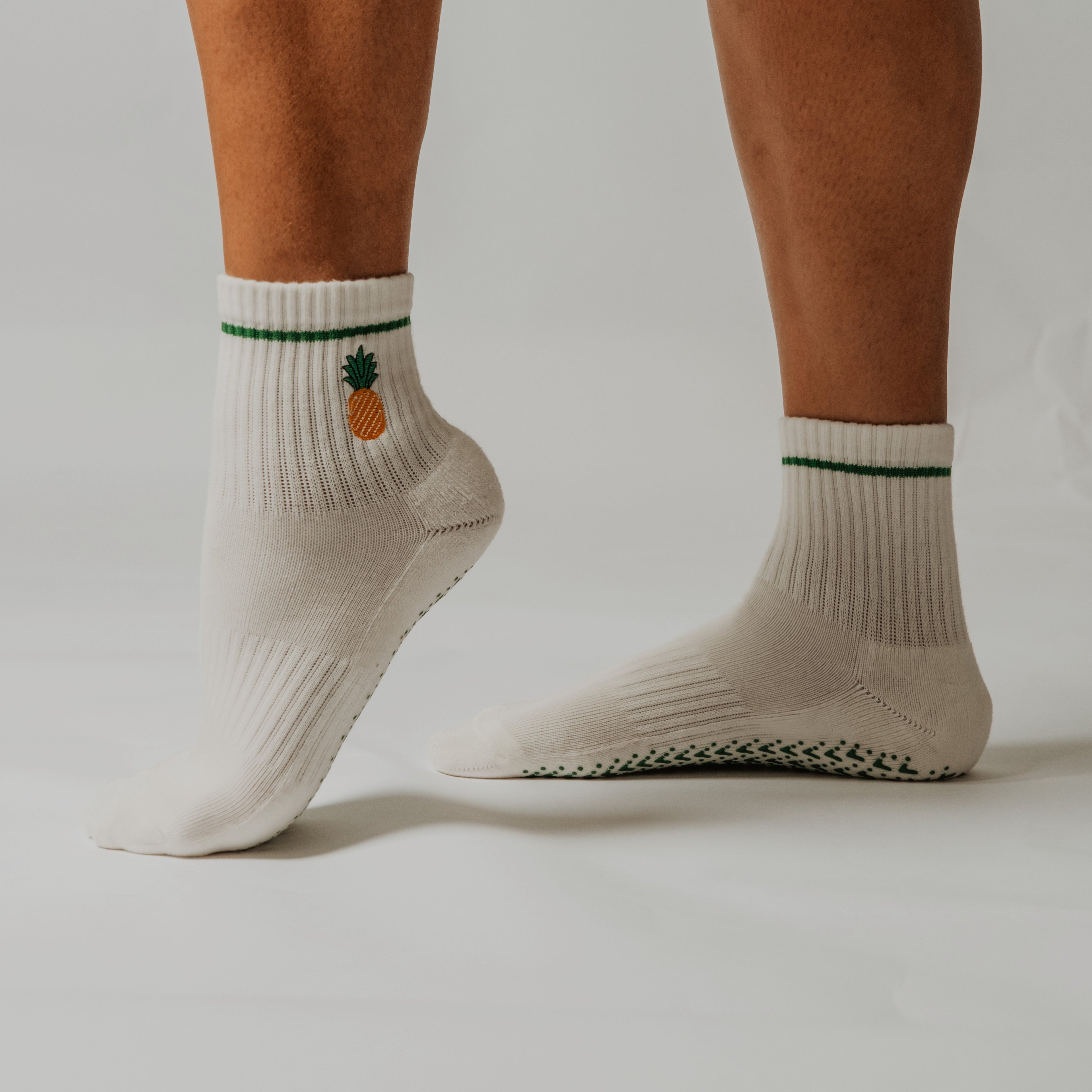 Fineapple grip socks by PikeFit, non-slip socks for Pilates, barre and yoga