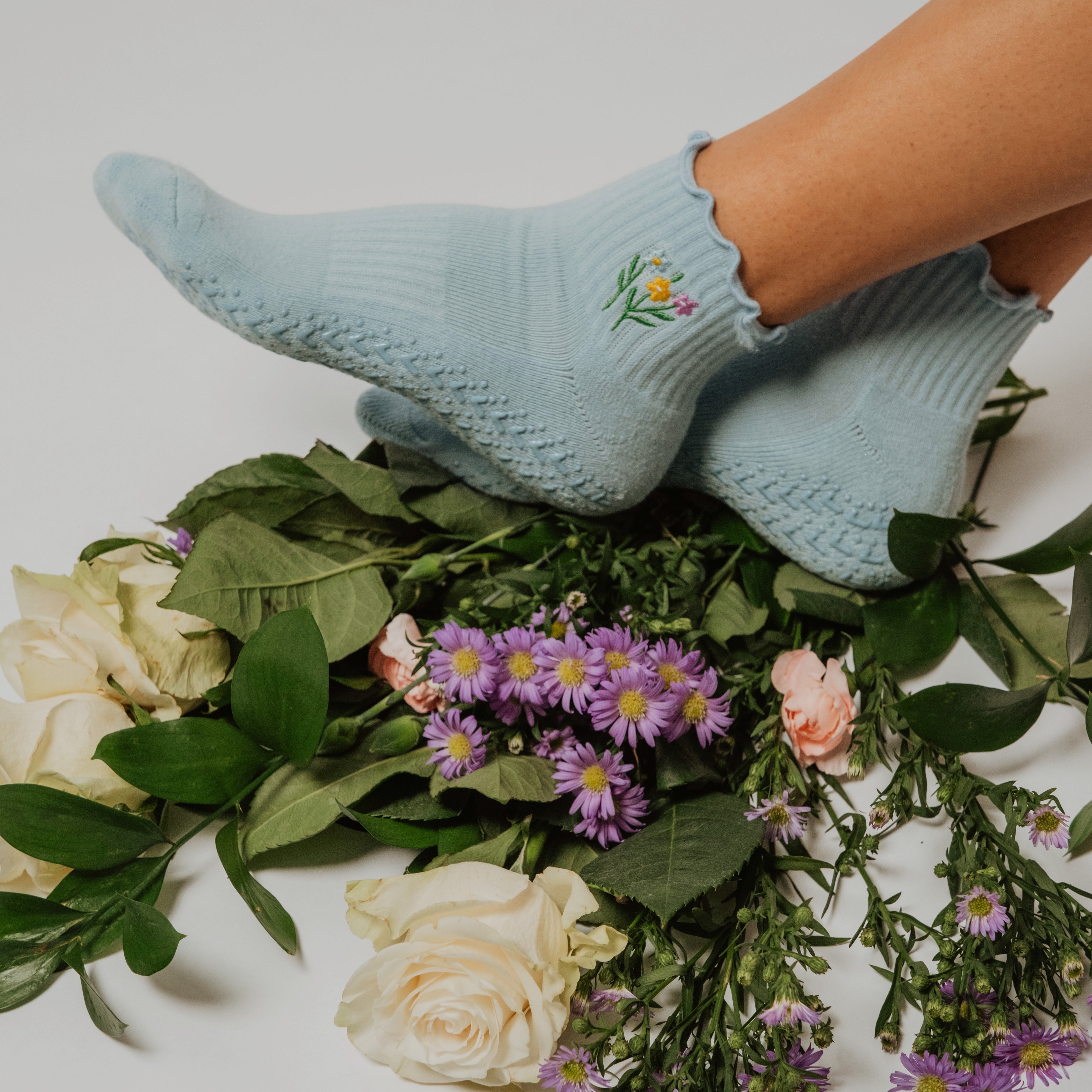 Wildflower Grip Socks