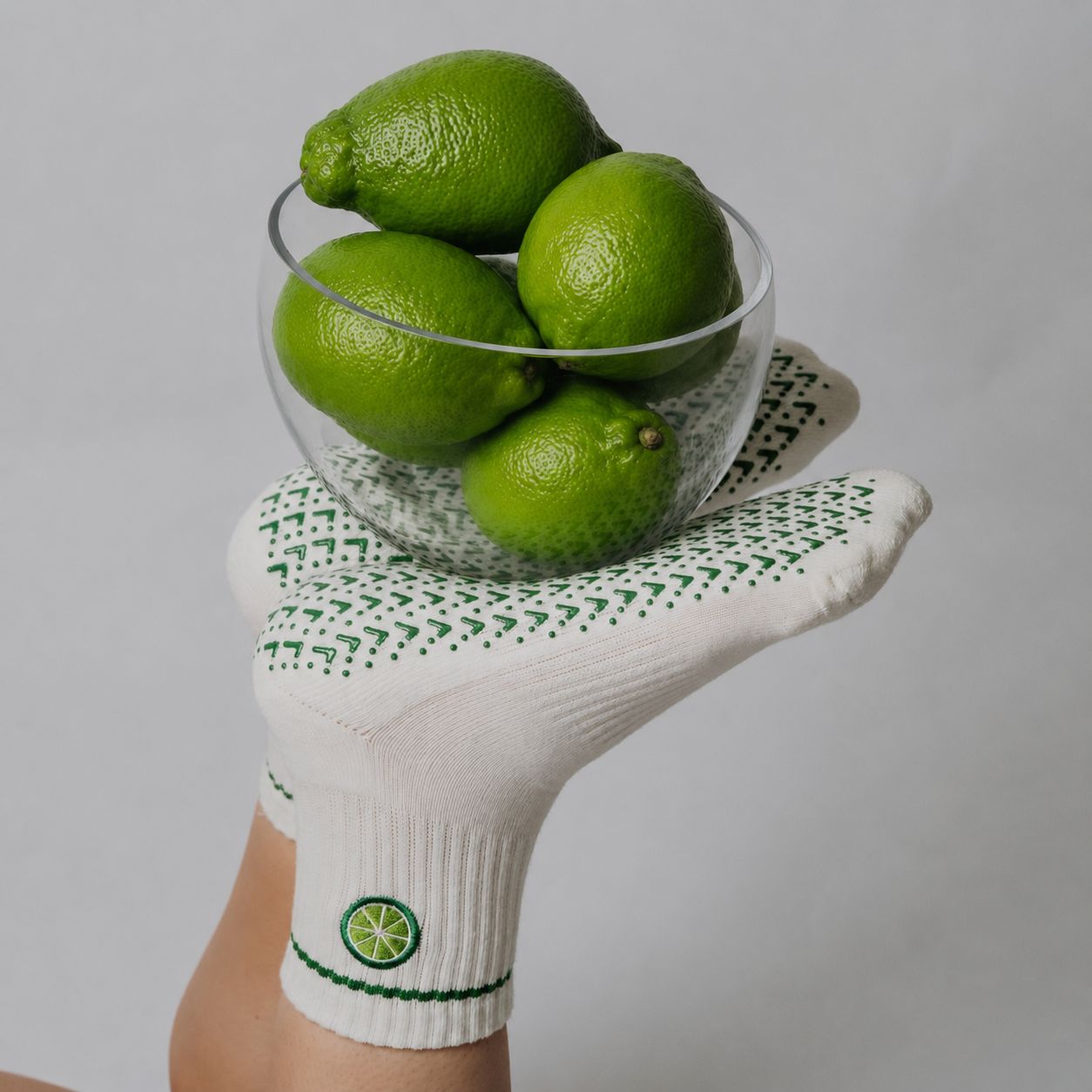 Key Lime Pie Grip Socks