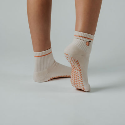 Peachy Keen Grip Socks